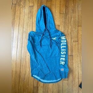 Hollister Heathered Blue Sweatshirt